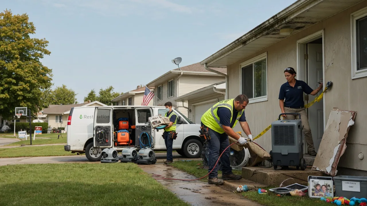 Water Damage Restoration in Pembroke Township, IL near me